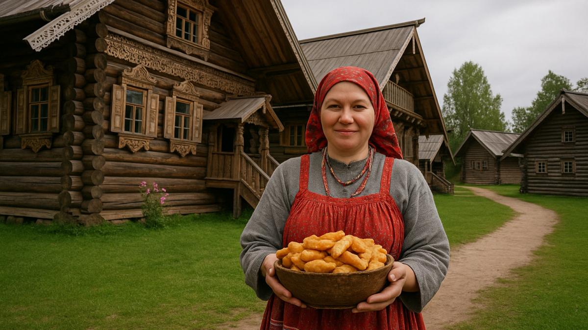 Деревня Мандроги