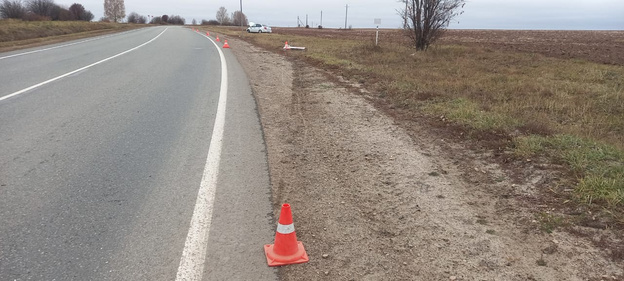 В Уржумском районе LADA Granta вылетела с дороги