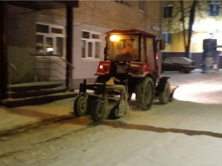 В Туле за ночь вывезли более 120 кубометров снега