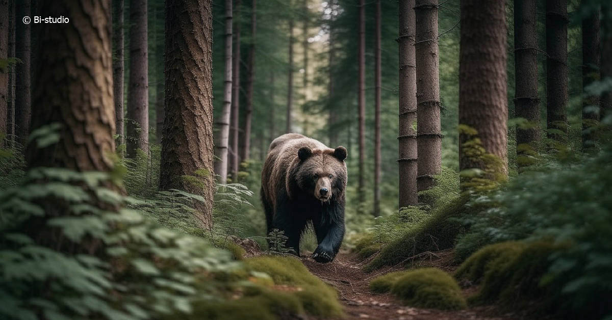 За ногу и в кусты: медведь чуть не утащил тайца в смертельную ловушку