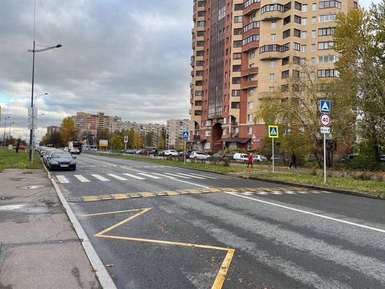 В Петербурге обустроят 52 нерегулируемых пешеходных перехода в 2023 году