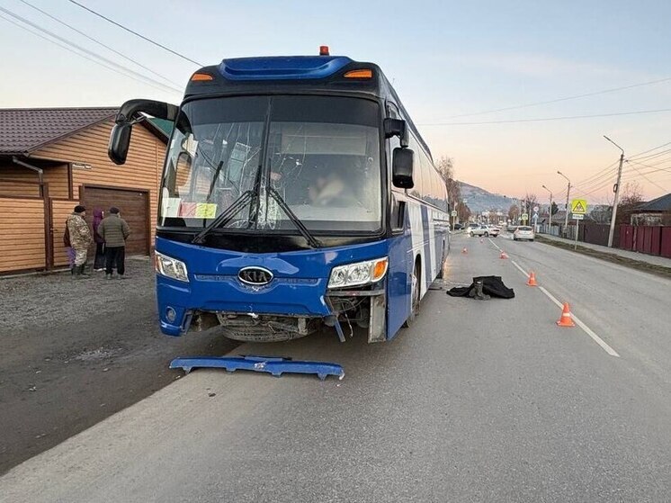 На Алтае автобус со знаком «Дети» насмерть сбил молодого пешехода