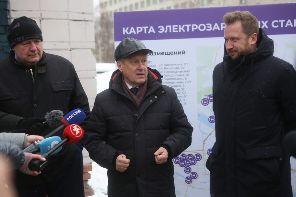 В Новосибирске создают сеть для зарядки электромобилей