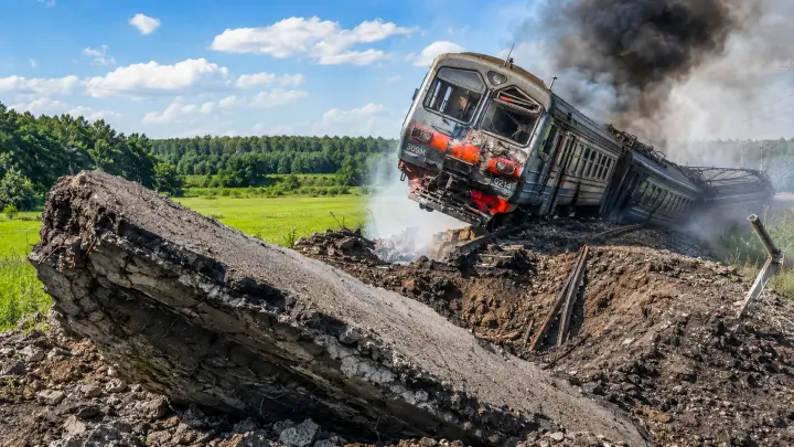 Теракт в Белгородской области: Электричка с людьми сошла с рельс. Гладков назвал причину
