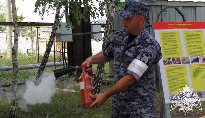 В Управлении Росгвардия по Тюменской области проведены пожарно-профилактические мероприятия