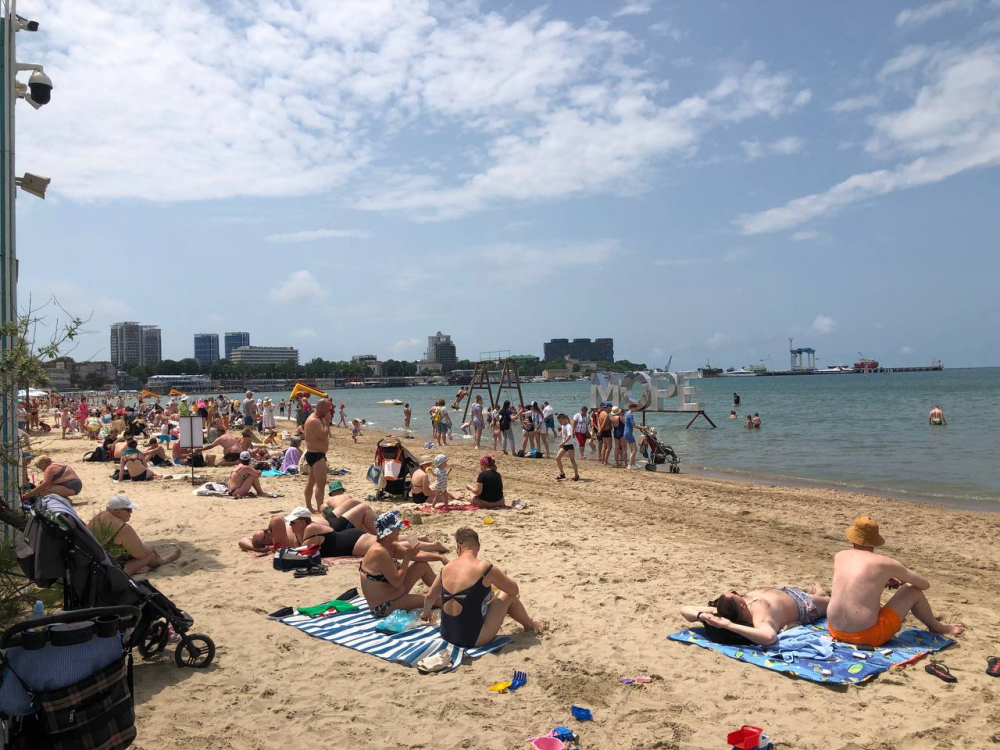 Анапа центр пляж