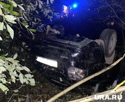  Автомобиль «Лада Гранта» вылетел в кювет