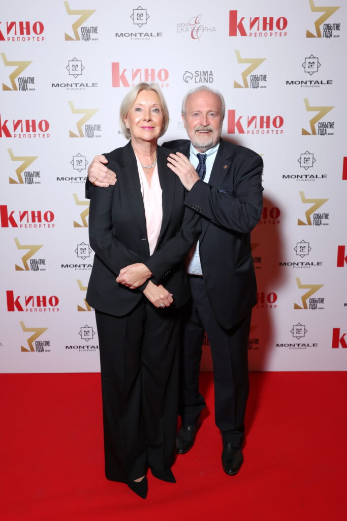 Татьяна Яковлева и Владимир Хотиненко. Фото: Журнал Кинорепортёр, Геннадий Авраменко, Метрополь, Москва, 19.11.2025 г.