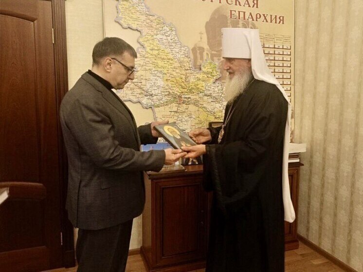 Новый храм для Авиагородка: Бабин и митрополит Пётр обсудили развитие церковной инфраструктуры в Оренбурге