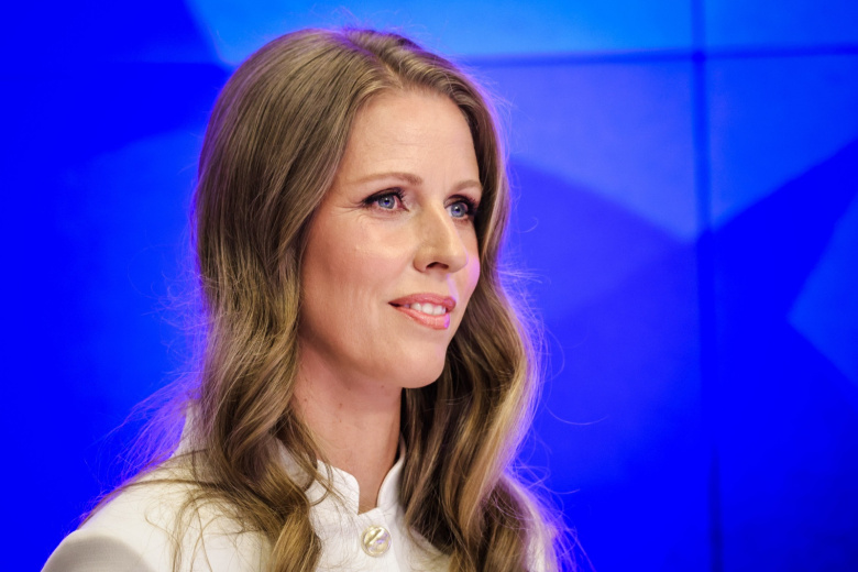 Елена Дементьева на пресс-конференции, посвященной 150-летию российского тенниса