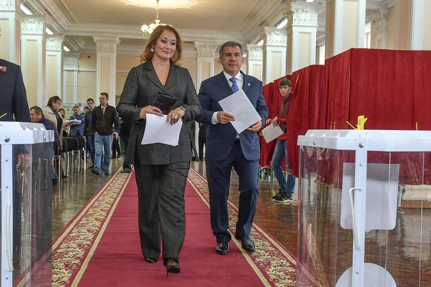 Гульсина Минниханова и Рустам Минниханов