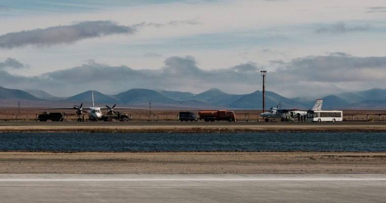 В Певеке закрыли автобусный маршрут в аэропорт