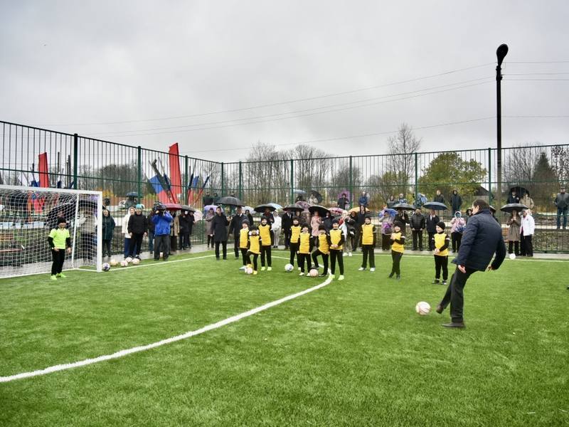 На Орловщине открыли новую спортплощадку