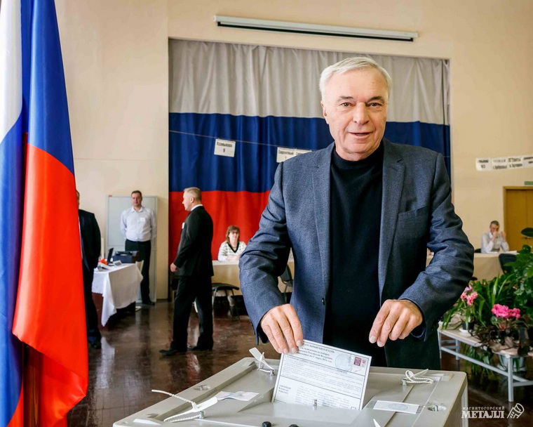 Виктор Рашников проголосовал на выборах президента.