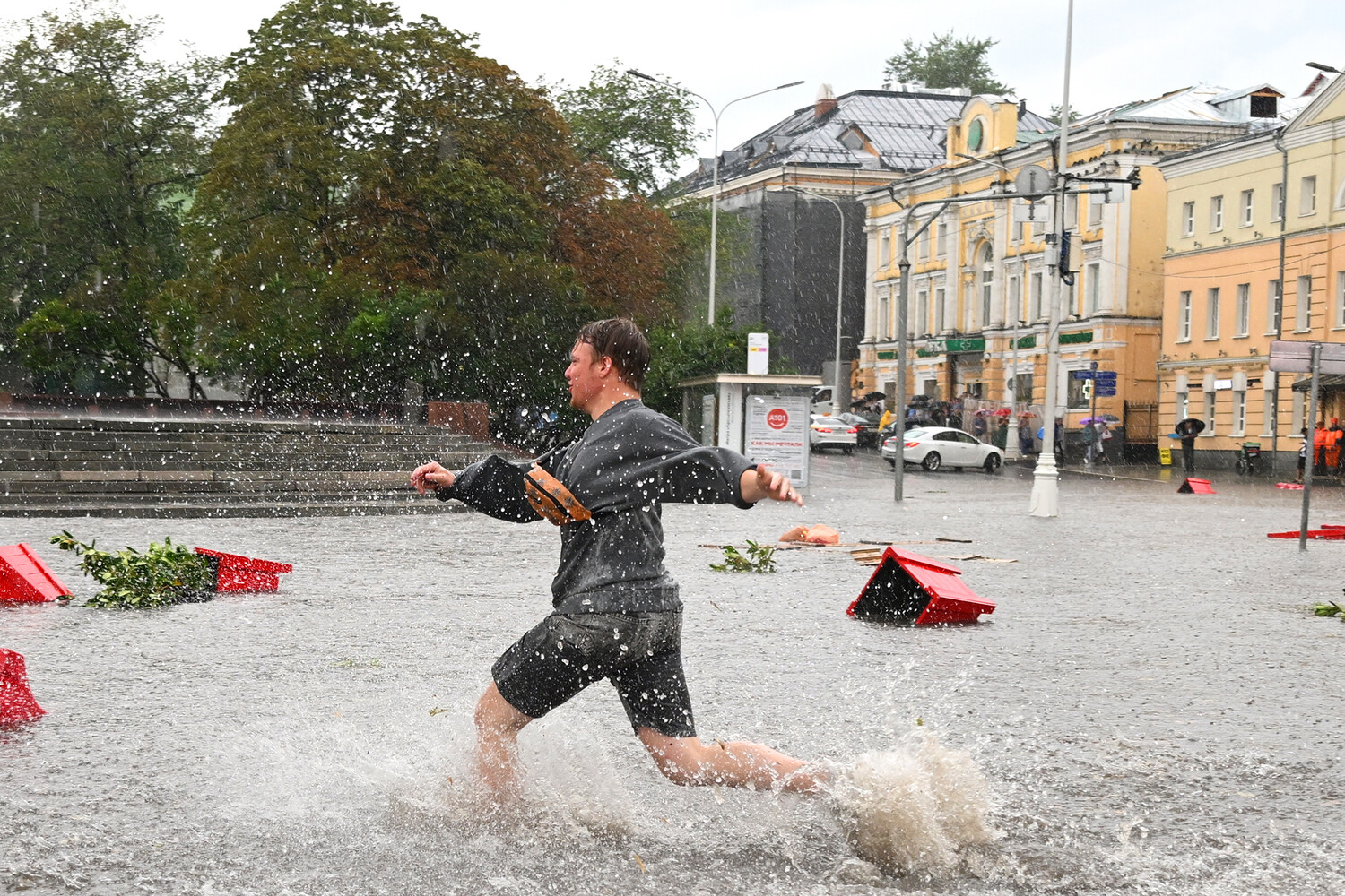 Картинка во время дождя