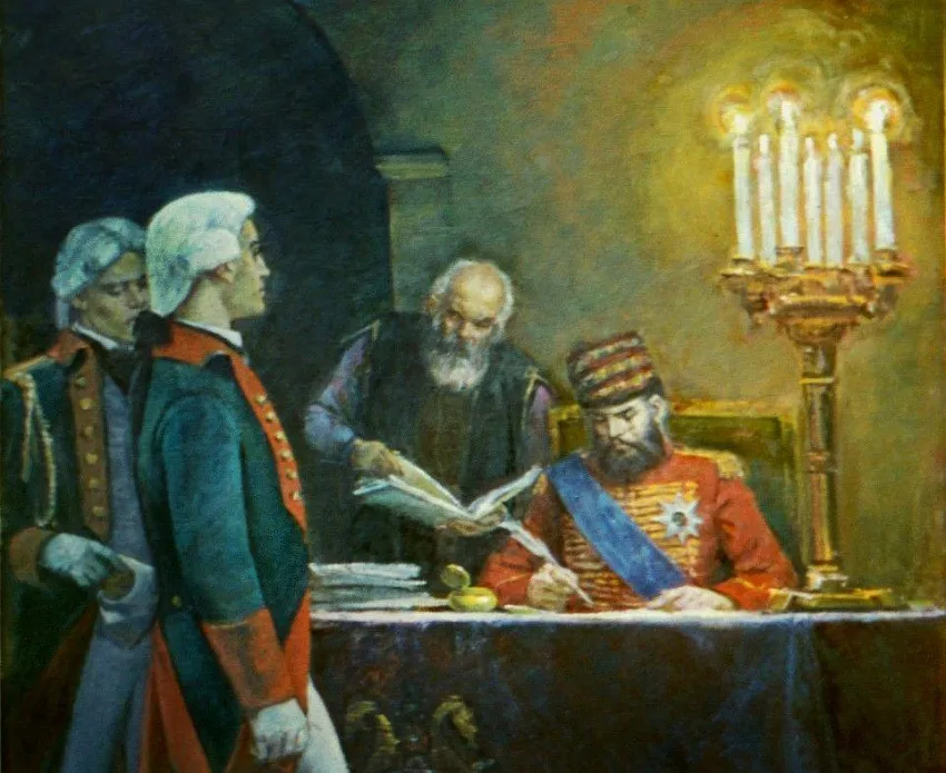 Заключен Георгиевский трактат между Россией и Картли-Кахетинским царством