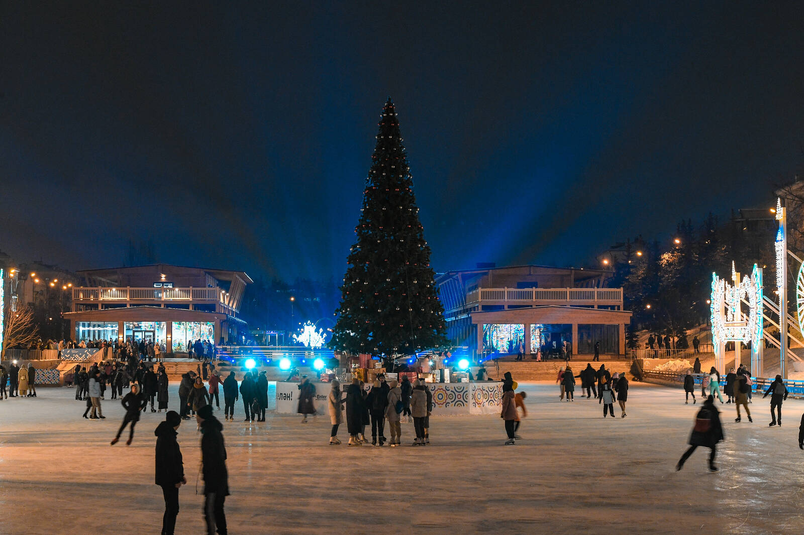 парки в казани зимой