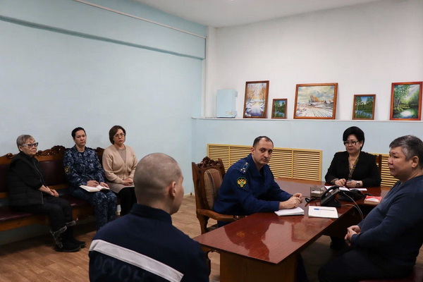 Уполномоченный по правам человека в Республике Саха (Якутия) посетила ИК-6 регионального УФСИН 