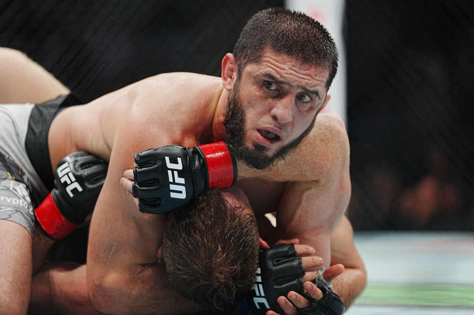 Джек Делла Маддалена и Ислам Махачев на турнире UFC 322, 15 ноября 2025 года