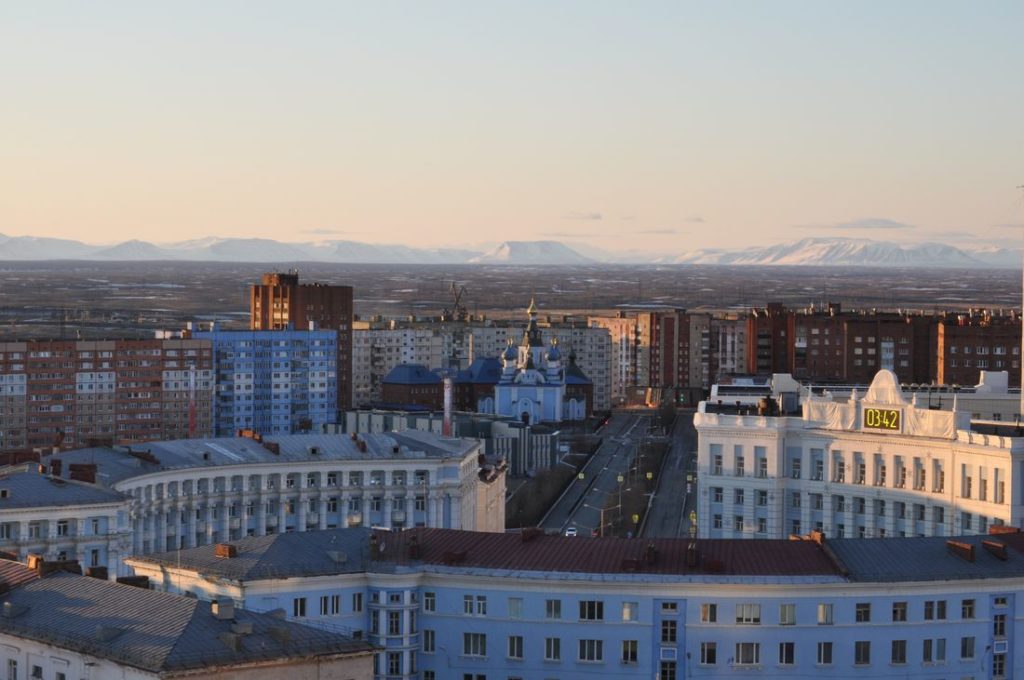 Норильск в мае фото