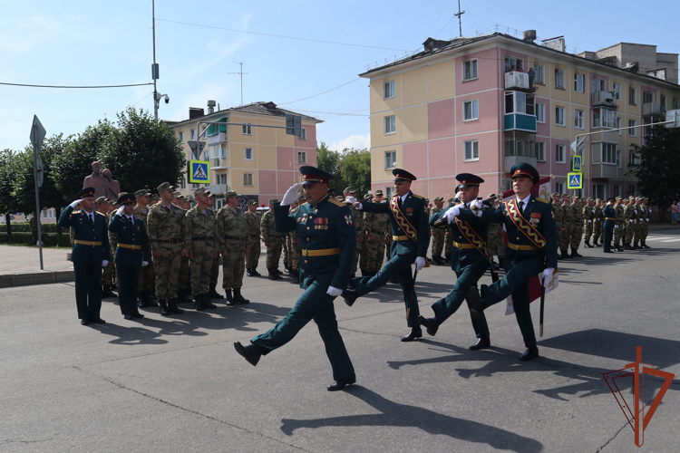 Воинской части Росгвардии в Красноярском крае вручено Боевое знамя 