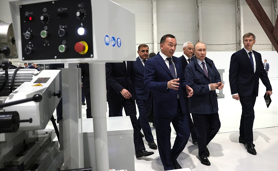 В ходе посещения ПАО «Мотовилихинские заводы».