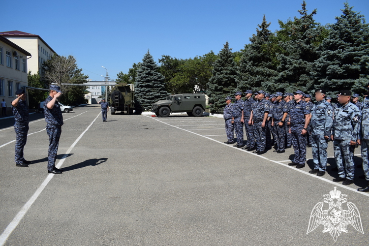 В Дагестане в территориальном управлении Росгвардии подвели итоги работы за первое полугодие
