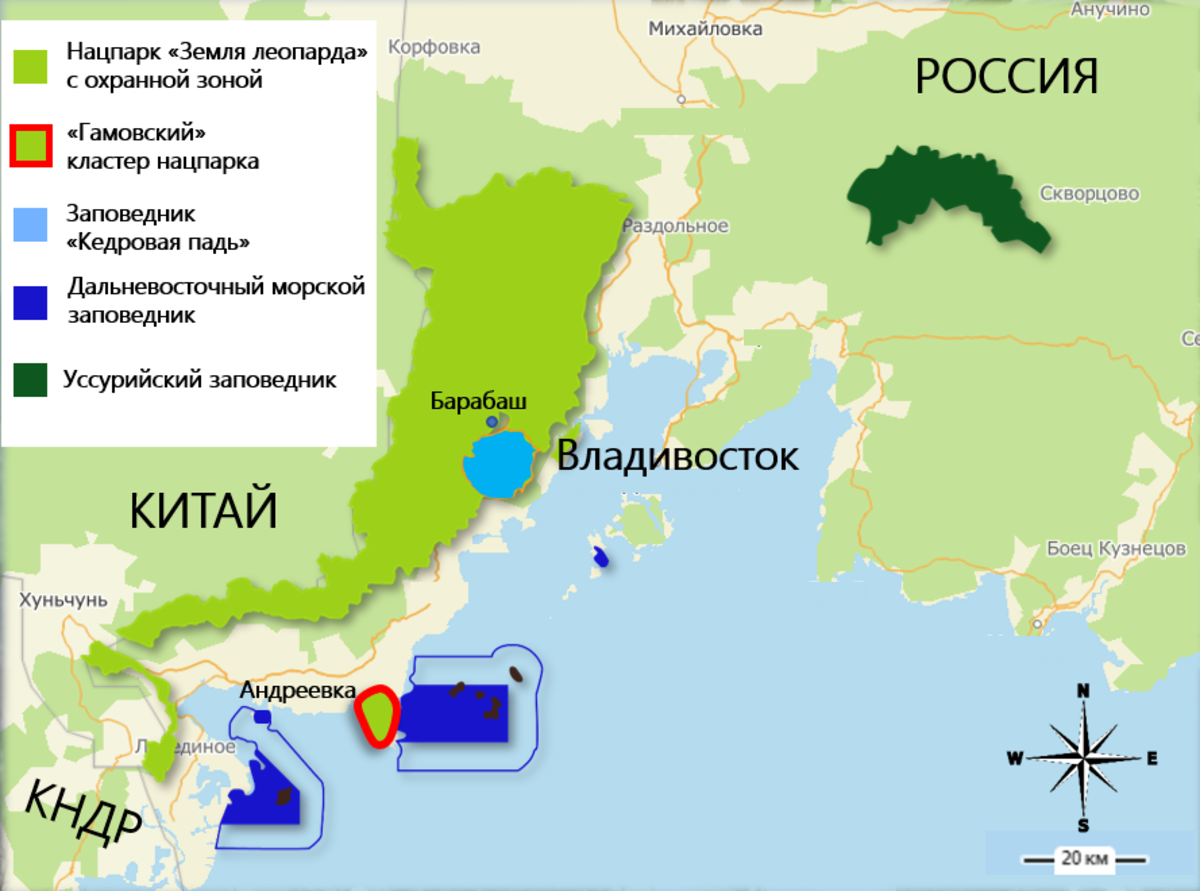 Полуостров гамова приморский край карта