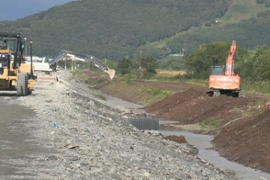 Продолжается строительство дороги к Халактырскому пляжу в Петропавловске-Камчатском 0