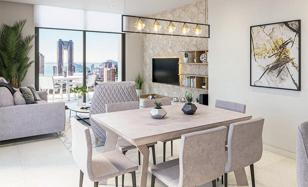 Пентхаус в закрытой резиденции с бассейнами и садами, недалеко от пляжа, Бенидорм, Испания за 885 000 €