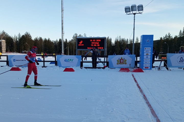 Мастиев победил в лыжном двоеборье на Спартакиаде сильнейших