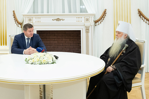 Андрей Бочаров поздравил с Рождеством Христовым владыку Германа