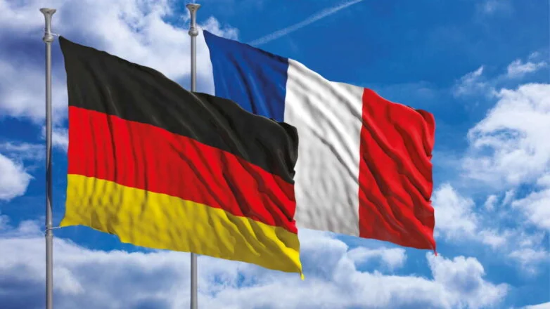 Германия Франция флаги