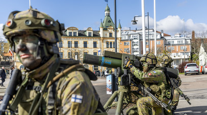 Финские военнослужащие