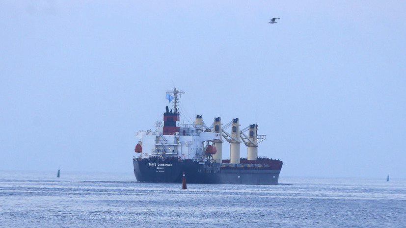 СЦК: ещё три судна с продовольствием вышли из портов Украины