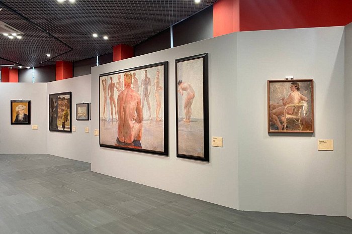 Образы, преисполненные невесомостью: в тульском Фонде искусств открылась выставка работ Александра Дейнеки