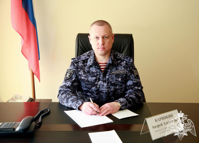 В Мордовии руководитель регионального управления Росгвардии полковник полиции Андрей Каринкин ответил на вопросы граждан 