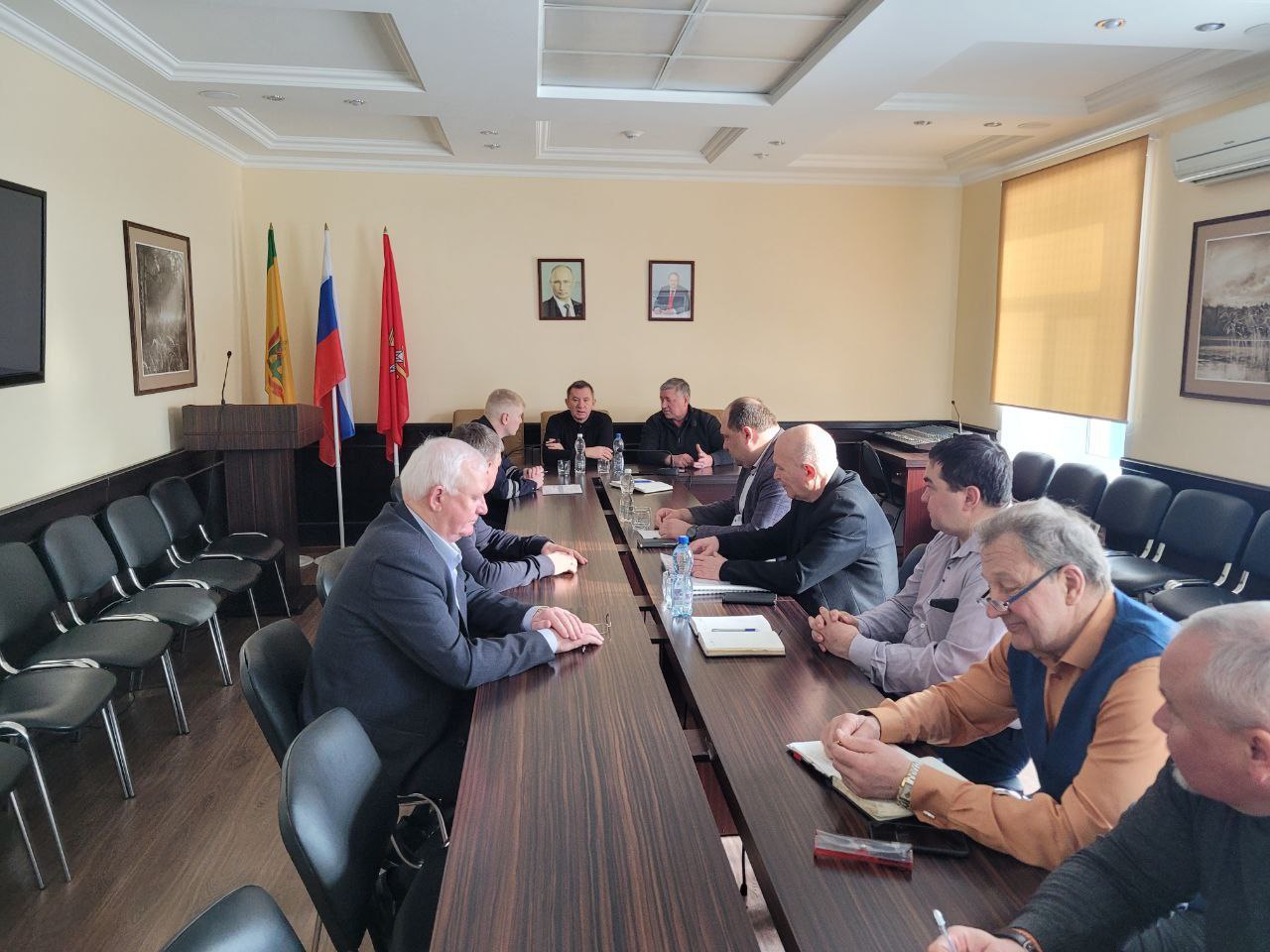 Cостоялось совещание с Министром строительного и дорожного хозяйства Пензенской области Александром Гришаевым