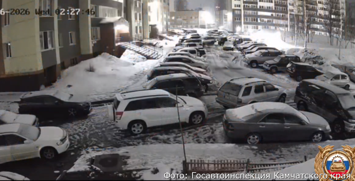 В Петропавловске полиция задержала протаранившего 14 автомобилей водителя