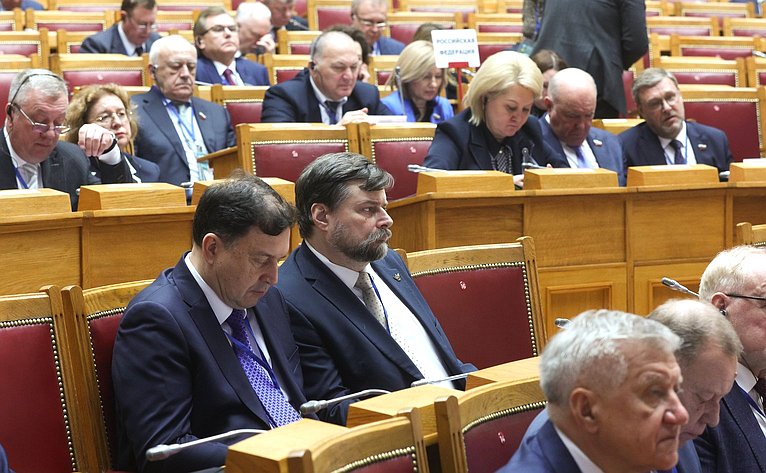 Торжественное заседание Межпарламентской Ассамблеи государств-участников СНГ, посвящённое 80-летию Победы в Великой Отечественной войне