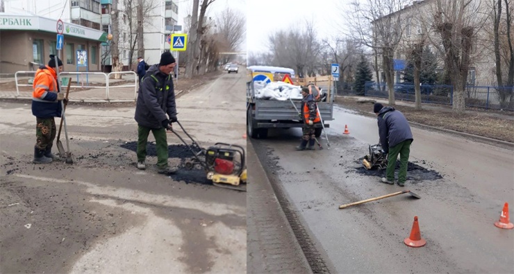 Знаменск опередил Астрахань в ремонте дорог