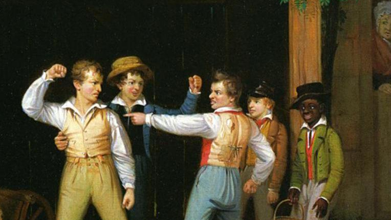 Уильям Сидней Маунт. Ссора (фрагмент). 1830