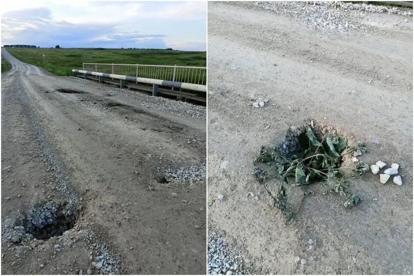 Александр Бастрыкин заинтересовался ямами на мосту в Башкирии, которые засыпали травой