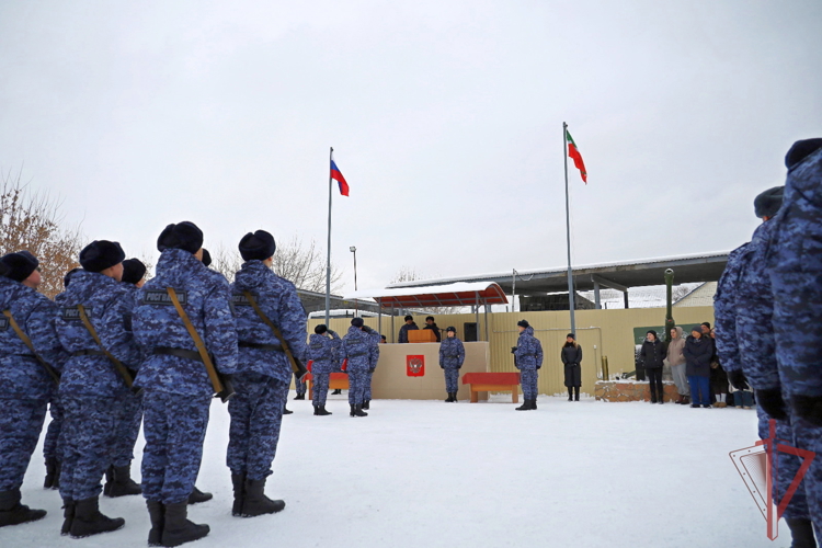 В Казани новое пополнение полка Росгвардии приняло военную присягу