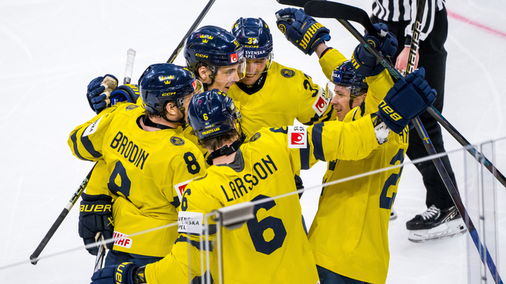 Фрагмент матча Финляндия — Швеция