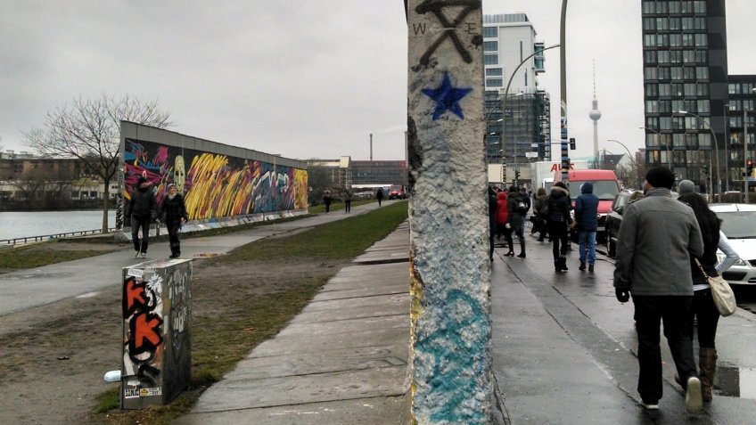 остатки Берлинской стены
