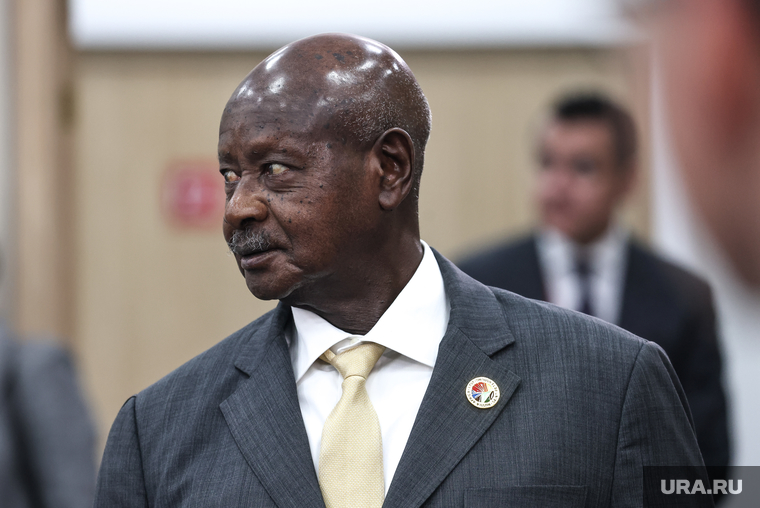 Встреча президента России Владимира Путина с президентом Уганды Йовери Мусевени. Санкт-Петербург