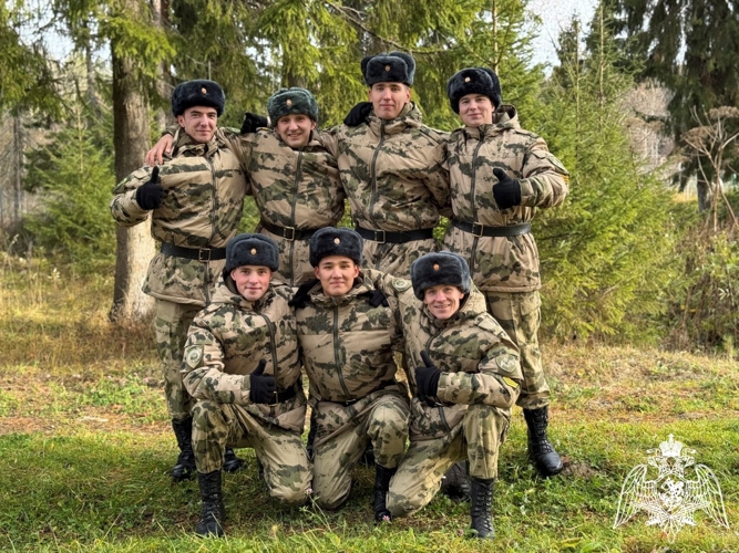 Курсанты Пермского военного института Росгвардии завершили стажировку в Сыктывкаре