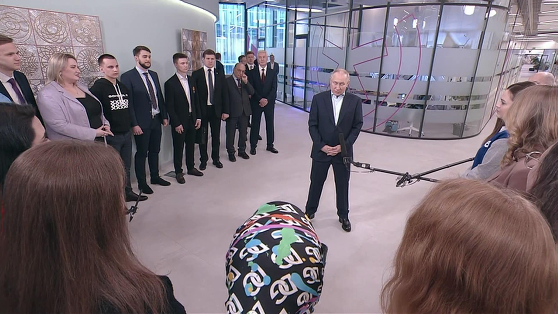 Путин на встрече со студентами