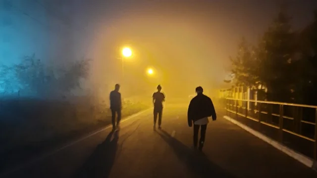 ночь туман